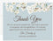 White Floral Cherry Blossom Sympathy Thank You Cards, Funeral Thank You Cards,