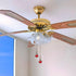 2 Pack 12" PATIKIL Ceiling Fan Pull Chain, Decorative Crystal Pendant Chain Extender Charm Extension Pull String
