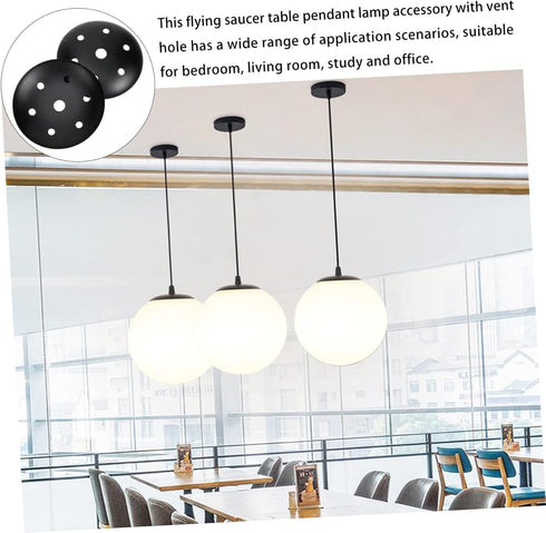4pcs Ciieeo Lamp Base Ventilation Easy to Install Chassis for Chandelier and Desk Lamp Material Suitable for Diy