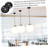 4pcs Ciieeo Lamp Base Ventilation Easy to Install Chassis for Chandelier and Desk Lamp Material Suitable for Diy