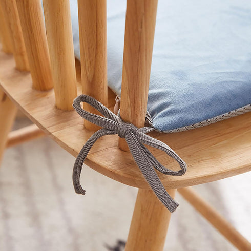 GWTYR Car,A,40x40x4cm(16x16x2inch) Square Chair Cushion,Memory Foam Seat Cushion with Ties Soft Chair Pad Cushion
