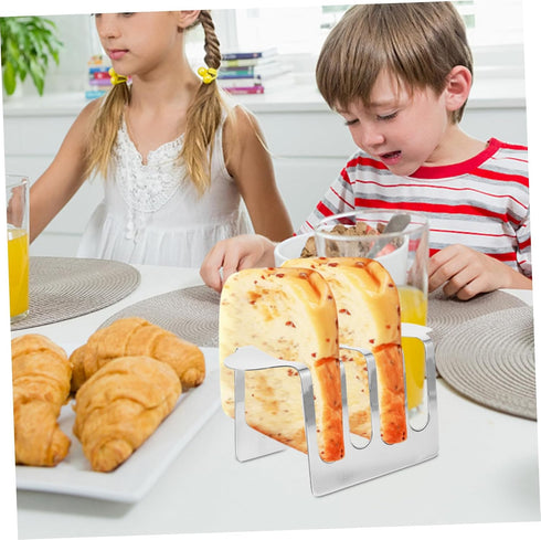 3 ABOOFAN pcs Sliced Bread Stand Rack Elegant Bread Slice Storage for Breakfast Muffins Bagels for Home Bakery Parties