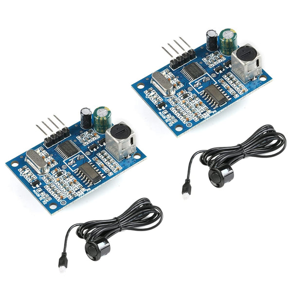 2Pcs JSN-SR04T Ultrasonic Distance Measuring Module, High Precision Waterproof Sensor for Arduino