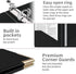 Ospelelf 3 Ring Binder 1/2 Inch, Cute Binder for Letter Size with 5 Tab Dividers, Black for School Supplies