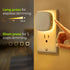 Dimmable 1-50 (4 Pack) AUVON Plug-in LED Backlit Night Light with Motion Sensor & Dusk to Dawn Sensor, Warm White
