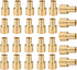 (Pack of 25) 1/2 x 1/2 Inch PEX Female Sweat Adapter, Brass Copper PEX Fitting Adapters, Stress Corrosion Cracking