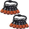 Bit Holder Key Chain 12 Pcs Set, 1/4 inch Socket Hex Shank