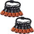 Bit Holder Key Chain 12 Pcs Set, 1/4 inch Socket Hex Shank
