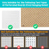 2 Pack Solid Wood Pegboard Shelf, Pegboard Accessories with Hooks, Compatible with IKEA Skadis