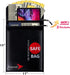 Upgraded Fireproof Document Bag with 2 Pockets (2000 ) 15 x 11 Inches Silicone Coated Fireproof and Waterproof Money