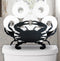 Metal Animals Black Crab Storage Stand for Indoor Bathrooms & Kitchens -