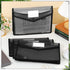 Teling 15 Pieces Plastic File Folders - A4 Colorful Document Organizer with Button Closure and Waterproof Pouch