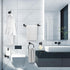 AGKXHDEC 5-Piece Set, Set Set Towel Racks for Bathroom, Stainless Steel Bathroom Accessories Bathroom Towel Holder Wall