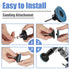 15Pcs 2 Inch 40/60/ 80Grit 1/4 Inch Mesee Roll Lock Flap Disc Kit, Quick Change Flap Grinding Wheel with Shank Disc Pad