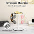 LSK Metal Sunglasses Organizer, Glasses Holder Stand with Storage Tray, Anti-Slip Pads for Tabletop, Desk, Dresser
