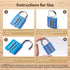 MroMax 2Pcs 10-Digit Combination Padlock Push Button Lock for Locker, Gym, Case, Drawer, Toolbox Electric White