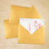 LUXPaper A2 Contour Flap Invitation Envelopes | Gold Metallic | 4 3/8" x 5 3/4" | 80lb. Text | 50 Qty