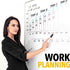 Dry Erase Magnetic Labels, 60 pcs 1x3, Reusable Sticky Notes for Refrigerator & Whiteboard