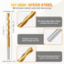 50PCS 5/32 Inch Set Drywall Router Bits Cutting & Cutout Tool with Spiral Guide | Includes Brocas para Drywall, Drywall