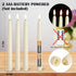 24 8.5 Baquler Pcs Flameless Taper Candles LED Taper Candles Flickering Bulk Ivory LED Candlestick for Easter Wedding