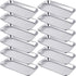 12 Pieces Stainless Steel Surgical Trays, 8.9 x 4.6 x 0.8 Inch