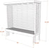 Generic DIY Outdoor Wooden Bench with Privacy Walls Building Plans