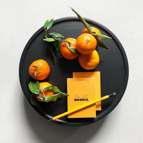 Rhodia Classic Orange Notepad, 3.3 x 4.75, Grid, FBA_12200C