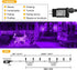 weillsnow 164FT 500 8 164FT) LED Purple Christmas Lights, Modes Waterproof Plug in String Lights for Halloween