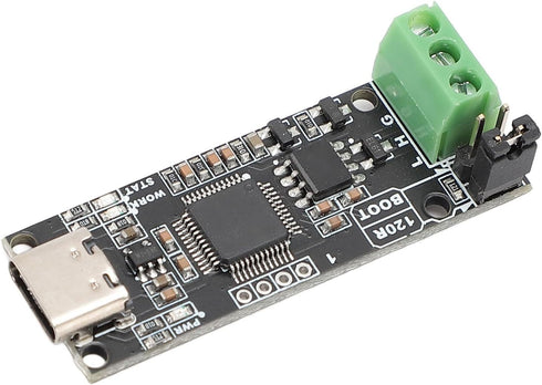 Jiawu CAN Analyzer, CAN FD Compatible Type C USB to Adapter, Bus Analyzer with Virtual Serial Ports and Online Firmware