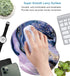 Non Slip Mouse Pad with Wrist Support, Ergonomic Mouse Mat for Office, Computer, Laptop & Mac (Purple Marble-Wrist)