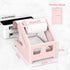 Label Holder Thermal Label Holder for Rolls and Fanfold Labels Shipping Label Stand Desktop Printer DIY Accessory Supplies for Home, Office (Pink) by PONNOR