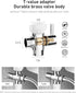 WEIDMAX Handheld Toilet Bidet Sprayer for Toilet-Adjustable Water Pressure Control with Bidet Hose for Feminine Wash