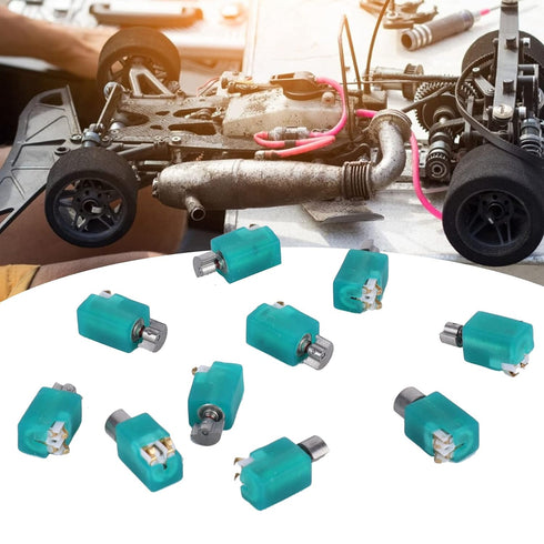 Micro Vibration Motor, Mini Electric Low Noise 5400RPM Motors, ABS Shell 4x8mm for DIY Toys and Electronic Equipment
