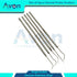 Avon Surgical 5pcs Dental Probe Scalers- Single-Ended | Oral Care Examination Explorer Picks | German Stainless Steel