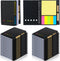 Qilery 30 Pack Lined Spiral Notebook Small Notebook and Pen Set Steno Pads Lined Notebook Black Notebook Small Pocket
