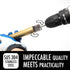 6pcs Copper Tube Pipe Cleaner, 1/2” 3/4” 1” Pipe Cleaning Brush Set, Stainless Steel Wire Bore Brushes for Power Drill