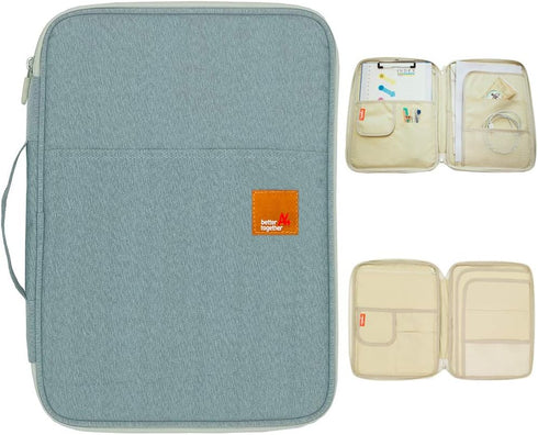 mygreen Universal Travel Gear Organizer, Electronics Accessories Bag, Document File Bag (Large, Gray)