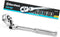 DURATECH 1/4" Drive Flex-Head Ratchet, 72-Tooth Ratchet Wrench with Quick-release and Reversible Switch
