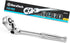 DURATECH 1/4" Drive Flex-Head Ratchet, 72-Tooth Ratchet Wrench with Quick-release and Reversible Switch
