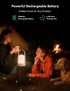 4000mAh 4-Level Dimmable Tubicen Rechargeable Table Lamp Portable Battery Operated Lamp Camping Lantern Touch Cordless