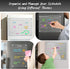 DIYMAG 3Pcs Acrylic Magnetic Dry Erase Calendar for Fridge, Clear Planning Board Set with 6 Highlight Markers, Weekly