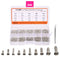 1000Pcs Mini Screw Kit, M1 M1.2 M1.4 M1.7 Phillips Pan Head Micro Screws, Self-Tapping, Nickel-Plated
