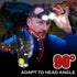 Rechargeable Headlamp, 10000 High Lumen LED Light, Waterproof Camping Gear with Red Light, 4 Modes USB Recharge