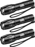 MODOAO 3-Pack Super Bright Flashlights - High Lumens LED Mini Flashlights for Camping and Emergency Use