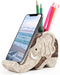 MOKANI Pen Pencil Holder with Phone Stand, Multifunctional Elephant Shaped Desk Organizer