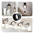 Klyeola 4Pcs 55mm*40mm E26 E27 Light Socket Shade Rings, Metal Lamp Shade Collar Rings for Medium-Base Ceramic