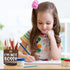 Wooden Spinning Pen Holder for Desk, Cute Organizer and Funny Desk Decor, Pencil Case Art Supply Storage (Brown)
