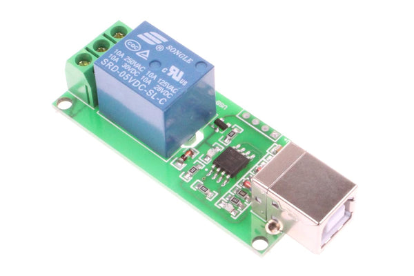 NOYITO 1-Channel 5V Computer USB Control Switch Relay Module, Drive-Free Plug and Play for PC Smart Controller
