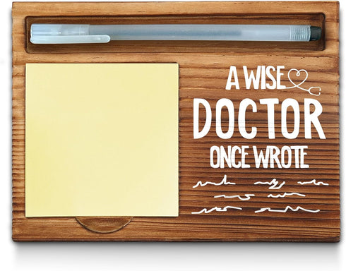 Doctor Sticky Note Holder - Office Decor, Gifts, Thank You Appreciation Gifts for Women, Self-Stick Note Pad Holders