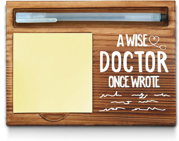 Doctor Sticky Note Holder - Office Decor, Gifts, Thank You Appreciation Gifts for Women, Self-Stick Note Pad Holders